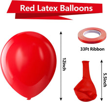 Load image into Gallery viewer, Red Balloon Party Balloons