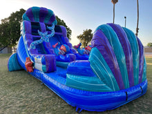 Load image into Gallery viewer, 16&#39; Under the Sea Single Lane Waterslide with Pool