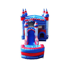 Load image into Gallery viewer, MEGA FLASH BOUNCE HOUSE COMBO RENTAL WITH SLIDE   WET/DRY