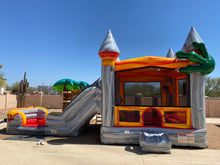 Load image into Gallery viewer, T-REX BOUNCE HOUSE COMBO RENTAL WET or DRY