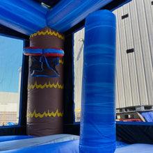 Load image into Gallery viewer, MEGA SHARK XL DUAL LANE COMBO RENTAL WITH SLIDE  WET or DRY