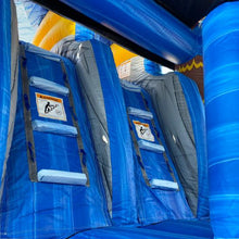 Load image into Gallery viewer, MEGA SHARK XL DUAL LANE COMBO RENTAL WITH SLIDE  WET or DRY