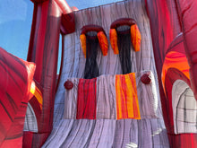 Load image into Gallery viewer, 30' SHADOW #3 INFLATABLE OBSTACLE COURSE WITH BASKETBALL AND CLIMBING RENTAL- Dry Only