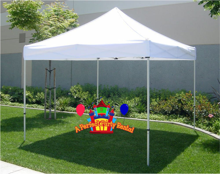 Rent a pop-up tent and stay in the shade!
