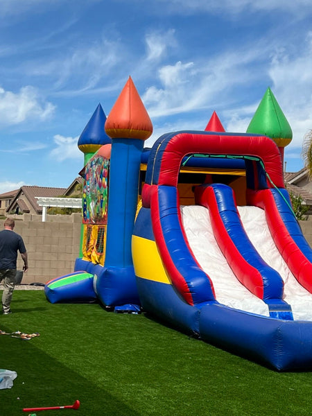 🌴 Theme Combo Bounce House #2 Wet/Dry Rental 🎉💦