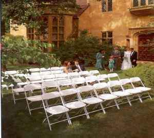 Table and chair rentals let your guests get comfortable.