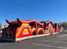 Load image into Gallery viewer, 100&#39; SHADOW INFLATABLE OBSTACLE COURSE RENTAL- Dry Only