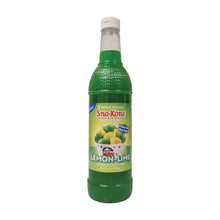 Load image into Gallery viewer, Extra Snow Cone Syrup &amp; Cones— Lemon Lime