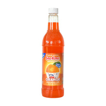 Load image into Gallery viewer, Extra Snow Cone Syrup &amp; Cones— Orange