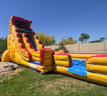 Load image into Gallery viewer, 22&#39; LAVA FALLS INFLATABLE WATER SLIDE RENTAL