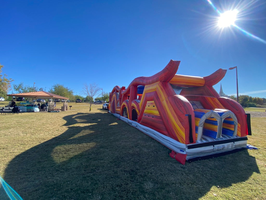62' SHADOW INFLATABLE OBSTACLE COURSE RENTAL- Dry Only – A Perfect ...