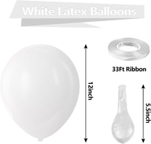 Load image into Gallery viewer, White Party Balloons