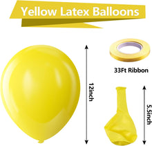 Load image into Gallery viewer, Yellow Party Balloons