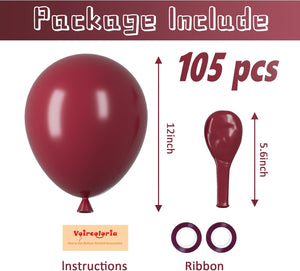 Maroon Party Balloons
