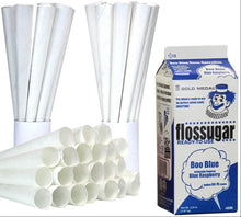 Load image into Gallery viewer, Additional Cotton candy Servings-Blue Raspberry and Cones