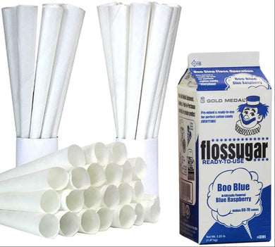 Additional Cotton candy Servings-Blue Raspberry and Cones