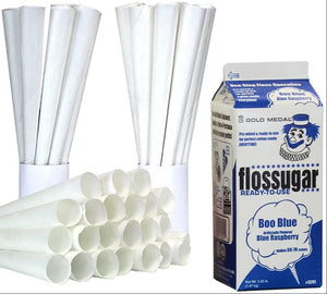 Additional Cotton candy Servings-Blue Raspberry and Cones