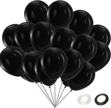Load image into Gallery viewer, Black Party Balloons