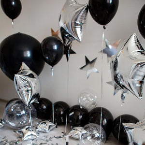 Black Party Balloons