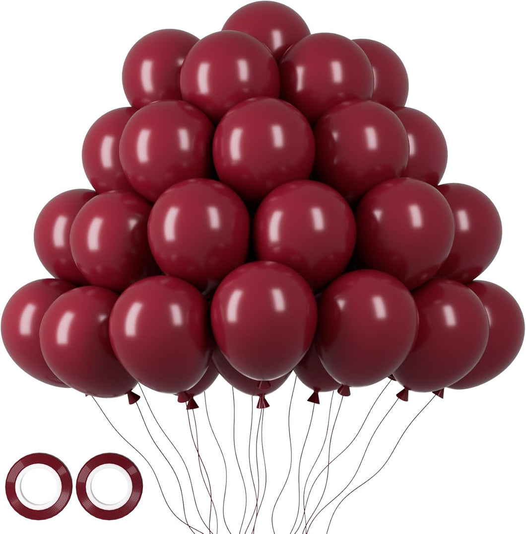 Maroon Party Balloons