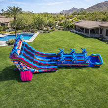 Load image into Gallery viewer, 27FT Tiki Splash Dual lane Water and Slip n slide