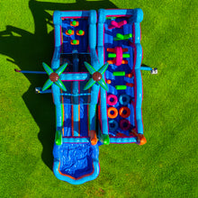 Load image into Gallery viewer, ‼️NEW‼️ 70&#39; Electric Tropics Modular Obstacle Course Wet/ Dry