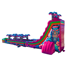 Load image into Gallery viewer, 27FT Tiki Splash Dual lane Water and Slip n slide