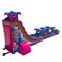 Load image into Gallery viewer, 27FT Tiki Splash Dual lane Water and Slip n slide