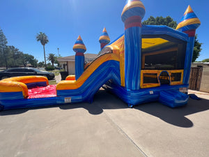 ARCTIC BOUNCE HOUSE COMBO RENTAL WITH SLIDE   WET/DRY