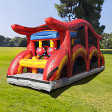 Load image into Gallery viewer, 30' SHADOW #6 INFLATABLE OBSTACLE COURSE RENTAL- Dry Only