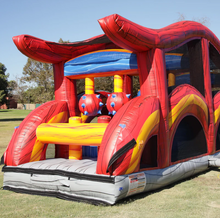 Load image into Gallery viewer, 30' SHADOW #6 INFLATABLE OBSTACLE COURSE RENTAL- Dry Only