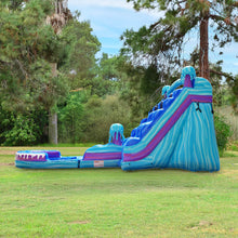 ‼️NEW‼️ 20' Electric Dual Lane Water Slide Rental - With Pool