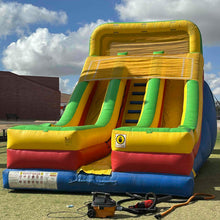 Load image into Gallery viewer, 25' DROP INFLATABLE DUAL LANE SLIDE  DRY ONLY