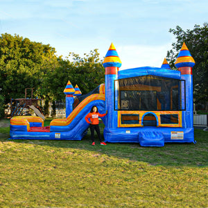 ARCTIC BOUNCE HOUSE COMBO RENTAL WITH SLIDE   WET/DRY