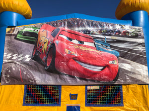 CARS BOUNCE HOUSE BANNER