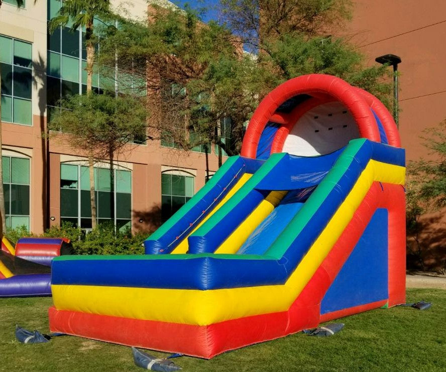 18' GIANT DRY FRONT LOAD INFLATABLE SLIDE – A Perfect Party Rental