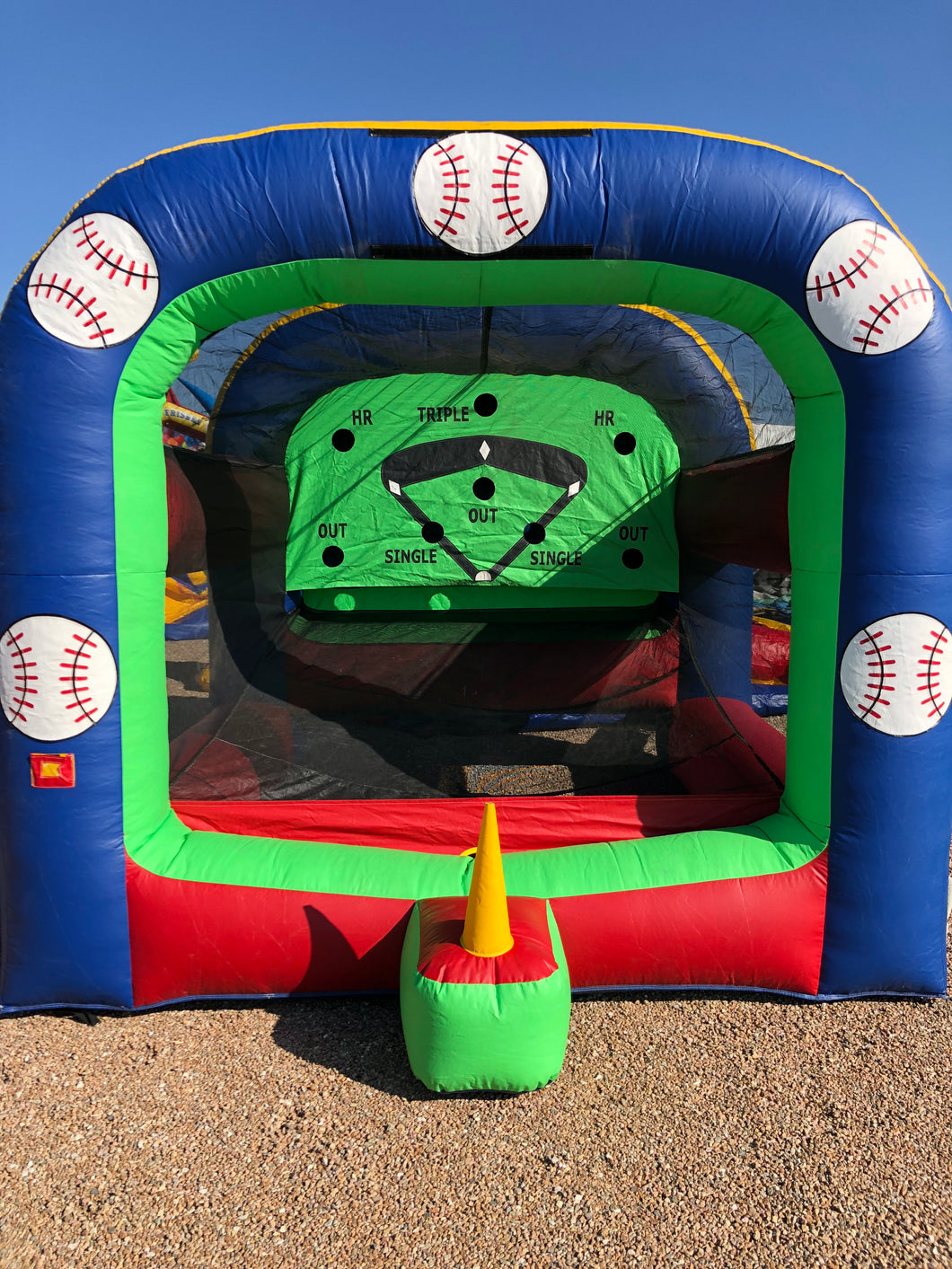 BASEBALL HOME RUN DERBY INFLATABLE GAME