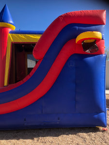 CASTLE COMBO BOUNCE HOUSE RENTAL #8  WET or DRY