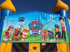 PAW PATROL BOUNCE HOUSE BANNER